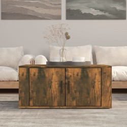 vidaXL Couchtisch Räuchereiche 80x50x36 cm Holzwerkstoff