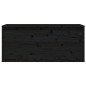 vidaXL Wandschrank Schwarz 80x30x35 cm Massivholz Kiefer vidaXL Wandschrank Schwarz 80x30x35 cm Massivholz Kiefer