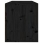 vidaXL Wandschrank Schwarz 80x30x35 cm Massivholz Kiefer vidaXL Wandschrank Schwarz 80x30x35 cm Massivholz Kiefer