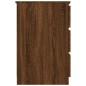 vidaXL Schreibtisch Braun Eichen-Optik 140x50x77 cm Holzwerkstoff vidaXL Schreibtisch Braun Eichen-Optik 140x50x77 cm Holzwerkstoff