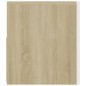 vidaXL TV-Schrank mit LED-Leuchten Weiß Sonoma-Eiche 120x35x40 cm vidaXL TV-Schrank mit LED-Leuchten Weiß Sonoma-Eiche 120x35x40 cm