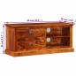 vidaXL TV-Schrank Massivholz 90 x 30 x 40 cm vidaXL TV-Schrank Massivholz 90 x 30 x 40 cm