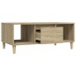 vidaXL Couchtisch Sonoma-Eiche 90x50x36,5 cm Holzwerkstoff vidaXL Couchtisch Sonoma-Eiche 90x50x36,5 cm Holzwerkstoff