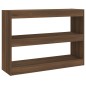 vidaXL Bücherregal/Raumteiler Braun Eichen-Optik 100x30x72 cm vidaXL Bücherregal/Raumteiler Braun Eichen-Optik 100x30x72 cm