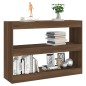 vidaXL Bücherregal/Raumteiler Braun Eichen-Optik 100x30x72 cm vidaXL Bücherregal/Raumteiler Braun Eichen-Optik 100x30x72 cm