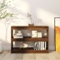 vidaXL Bücherregal/Raumteiler Braun Eichen-Optik 100x30x72 cm vidaXL Bücherregal/Raumteiler Braun Eichen-Optik 100x30x72 cm