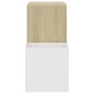 vidaXL Flur-Schuhschrank Weiß Sonoma Eiche 105x35,5x70cm Holzwerkstoff vidaXL Flur-Schuhschrank Weiß Sonoma Eiche 105x35,5x70cm Holzwerkstoff