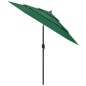 vidaXL Sonnenschirm mit Aluminium-Mast 3-lagig Grün 2,5 m vidaXL Sonnenschirm mit Aluminium-Mast 3-lagig Grün 2,5 m