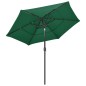 vidaXL Sonnenschirm mit Aluminium-Mast 3-lagig Grün 2,5 m vidaXL Sonnenschirm mit Aluminium-Mast 3-lagig Grün 2,5 m