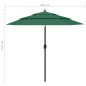 vidaXL Sonnenschirm mit Aluminium-Mast 3-lagig Grün 2,5 m vidaXL Sonnenschirm mit Aluminium-Mast 3-lagig Grün 2,5 m