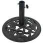 vidaXL Sonnenschirmständer Schwarz Bronze 9 kg 40 cm Gusseisen vidaXL Sonnenschirmständer Schwarz Bronze 9 kg 40 cm Gusseisen