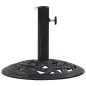 vidaXL Sonnenschirmständer Schwarz Bronze 9 kg 40 cm Gusseisen vidaXL Sonnenschirmständer Schwarz Bronze 9 kg 40 cm Gusseisen