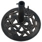 vidaXL Sonnenschirmständer Schwarz Bronze 9 kg 40 cm Gusseisen vidaXL Sonnenschirmständer Schwarz Bronze 9 kg 40 cm Gusseisen