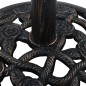 vidaXL Sonnenschirmständer Schwarz Bronze 9 kg 40 cm Gusseisen vidaXL Sonnenschirmständer Schwarz Bronze 9 kg 40 cm Gusseisen