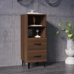 vidaXL Sideboard Braun Eichen-Optik 34,5x34x90 cm Holzwerkstoff
