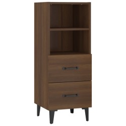 vidaXL Sideboard Braun Eichen-Optik 34,5x34x90 cm Holzwerkstoff
