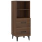 vidaXL Sideboard Braun Eichen-Optik 34,5x34x90 cm Holzwerkstoff vidaXL Sideboard Braun Eichen-Optik 34,5x34x90 cm Holzwerkstoff