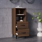 vidaXL Sideboard Braun Eichen-Optik 34,5x34x90 cm Holzwerkstoff vidaXL Sideboard Braun Eichen-Optik 34,5x34x90 cm Holzwerkstoff