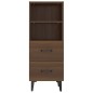 vidaXL Sideboard Braun Eichen-Optik 34,5x34x90 cm Holzwerkstoff vidaXL Sideboard Braun Eichen-Optik 34,5x34x90 cm Holzwerkstoff