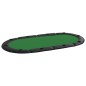 vidaXL Poker-Tischauflage Klappbar 10 Spieler Grün 208x106x3 cm vidaXL Poker-Tischauflage Klappbar 10 Spieler Grün 208x106x3 cm