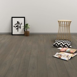 vidaXL PVC Laminat Dielen Selbstklebend 4,46 m² 3 mm Grau und Braun