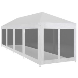 vidaXL Partyzelt mit 10 Mesh-Seitenwänden 12 x 3 m