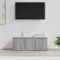 vidaXL TV-Schrank Grau Sonoma 80x34x30 cm Holzwerkstoff vidaXL TV-Schrank Grau Sonoma 80x34x30 cm Holzwerkstoff