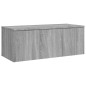 vidaXL TV-Schrank Grau Sonoma 80x34x30 cm Holzwerkstoff vidaXL TV-Schrank Grau Sonoma 80x34x30 cm Holzwerkstoff