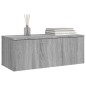 vidaXL TV-Schrank Grau Sonoma 80x34x30 cm Holzwerkstoff vidaXL TV-Schrank Grau Sonoma 80x34x30 cm Holzwerkstoff