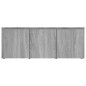 vidaXL TV-Schrank Grau Sonoma 80x34x30 cm Holzwerkstoff vidaXL TV-Schrank Grau Sonoma 80x34x30 cm Holzwerkstoff