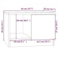 vidaXL Couchtisch Sonoma-Eiche 50x50x36 cm Holzwerkstoff vidaXL Couchtisch Sonoma-Eiche 50x50x36 cm Holzwerkstoff