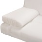 vidaXL Schlafsofa mit 2 Kissen Kunstleder Ausziehbar Cremeweiß vidaXL Schlafsofa mit 2 Kissen Kunstleder Ausziehbar Cremeweiß