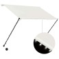 vidaXL Einziehbare Markise mit LED 200×150 cm Creme vidaXL Einziehbare Markise mit LED 200×150 cm Creme