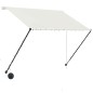 vidaXL Einziehbare Markise mit LED 200×150 cm Creme vidaXL Einziehbare Markise mit LED 200×150 cm Creme