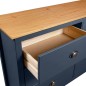 vidaXL Sideboard Hill Grau 125x40x80 cm Massivholz Kiefer vidaXL Sideboard Hill Grau 125x40x80 cm Massivholz Kiefer