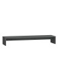 vidaXL Monitorständer Grau 100x27x15 cm Massivholz Kiefer vidaXL Monitorständer Grau 100x27x15 cm Massivholz Kiefer