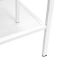 vidaXL Leiter-Bücherregal 4 Ebenen Metall Weiß vidaXL Leiter-Bücherregal 4 Ebenen Metall Weiß