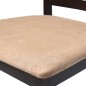 Barhocker 2 Stk. Braun Stoff Barhocker 2 Stk. Braun Stoff