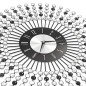 vidaXL Wanduhr Metall 43 cm Schwarz vidaXL Wanduhr Metall 43 cm Schwarz