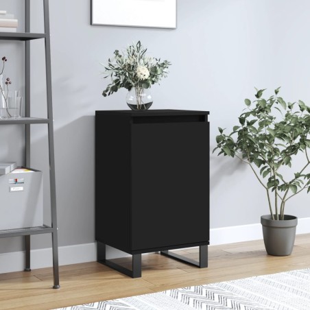 vidaXL Sideboard Schwarz 40x35x70 cm Holzwerkstoff