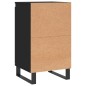 vidaXL Sideboard Schwarz 40x35x70 cm Holzwerkstoff vidaXL Sideboard Schwarz 40x35x70 cm Holzwerkstoff