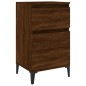 vidaXL Nachttisch Braun Eichen-Optik 40x35x70 cm vidaXL Nachttisch Braun Eichen-Optik 40x35x70 cm