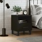 vidaXL Nachttisch Schwarz 40x35x47,5 cm Holzwerkstoff vidaXL Nachttisch Schwarz 40x35x47,5 cm Holzwerkstoff