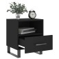 vidaXL Nachttisch Schwarz 40x35x47,5 cm Holzwerkstoff vidaXL Nachttisch Schwarz 40x35x47,5 cm Holzwerkstoff