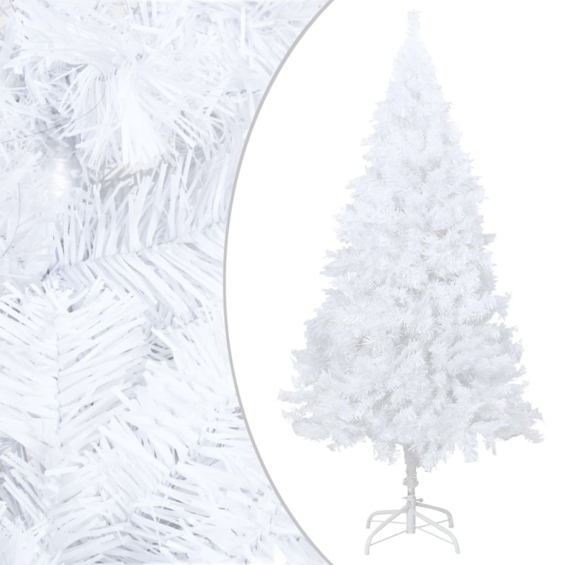 vidaXL Künstlicher Weihnachtsbaum mit Dicken Zweigen Weiß 240 cm PVC vidaXL Künstlicher Weihnachtsbaum mit Dicken Zweigen Weiß 240 cm PVC