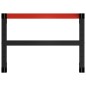 vidaXL Werkbankgestell Metall 80x57x79 cm Schwarz und Rot vidaXL Werkbankgestell Metall 80x57x79 cm Schwarz und Rot