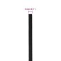 vidaXL Bootsseil Schwarz 8 mm 100 m Polypropylen vidaXL Bootsseil Schwarz 8 mm 100 m Polypropylen