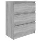 vidaXL Sideboard Grau Sonoma 60x35x76 cm Holzwerkstoff vidaXL Sideboard Grau Sonoma 60x35x76 cm Holzwerkstoff