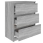 vidaXL Sideboard Grau Sonoma 60x35x76 cm Holzwerkstoff vidaXL Sideboard Grau Sonoma 60x35x76 cm Holzwerkstoff