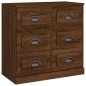 vidaXL Sideboard Braun Eichen-Optik 70x35,5x67,5 cm Holzwerkstoff vidaXL Sideboard Braun Eichen-Optik 70x35,5x67,5 cm Holzwerkstoff